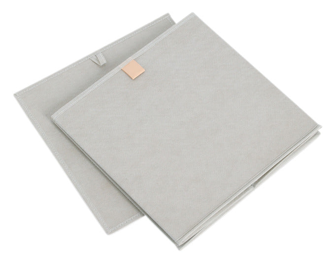 Zeller storage box fleece gray 32x32x32 cm