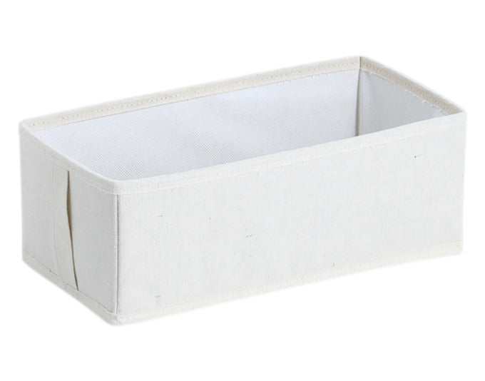 ZELLER Aufbewahrungsbox Polyester/Vlies beige 15x30x11 cm in  präsentiert im Onlineshop von KAQTU Design AG. Aufbewahrungsbehälter ist von ZELLER PRESENT