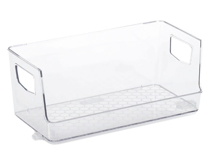 ZELLER Aufbewahrungsboxen Set 2-teilig Kunststoff transparent 25.5x12.5x11 cm in  präsentiert im Onlineshop von KAQTU Design AG. Aufbewahrungsbehälter ist von ZELLER PRESENT