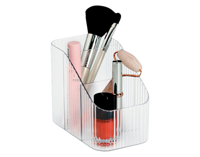 Entdecken Sie den ZELLER Utensilien-Organizer mit 3 Fächern – ideal für eine ordentliche Aufbewahrung von Stiften, Make-up und mehr. Kompakt, robust und stilvoll!