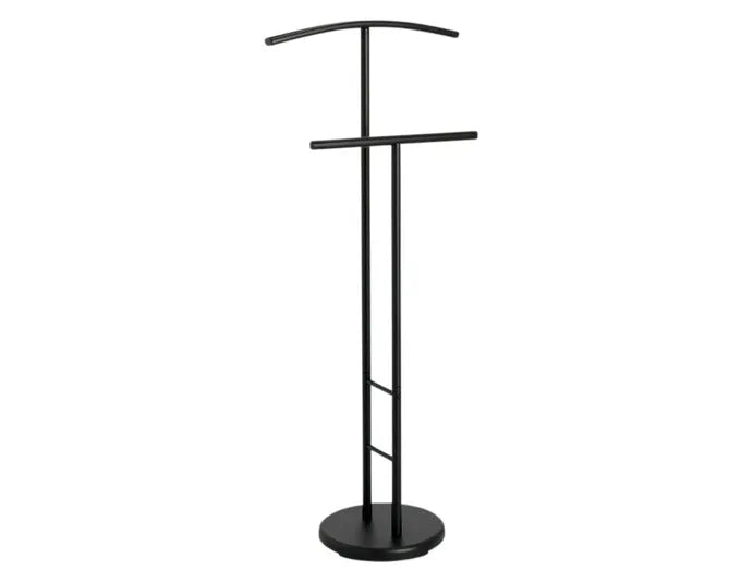 ZELLER Herrendiener Metall schwarz 46x28x114 cm in  präsentiert im Onlineshop von KAQTU Design AG. Stummer Diener ist von ZELLER PRESENT