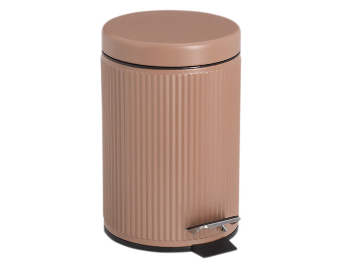 ZELLER Treteimer Metall grau 3 l ø 17x26 cm in  präsentiert im Onlineshop von KAQTU Design AG. Mülleimer ist von ZELLER PRESENT
