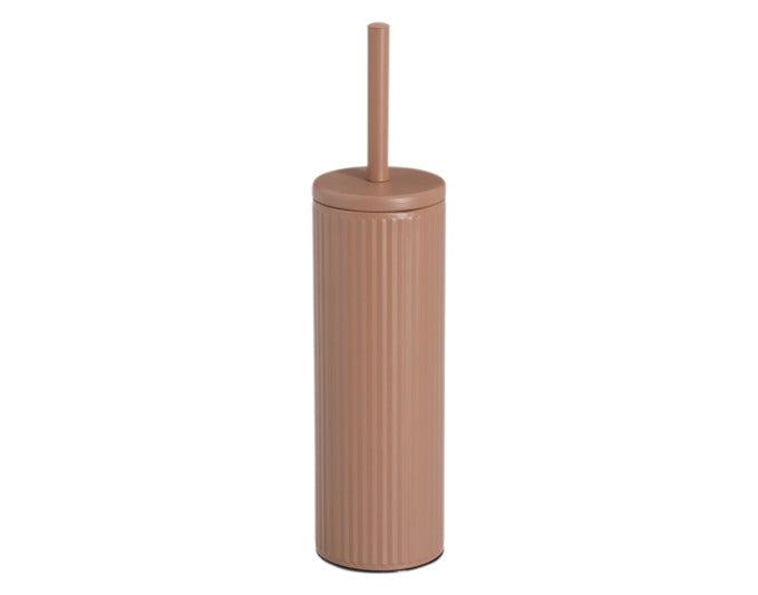 ZELLER WC-Bürstengarnitur Metall mocca ø 9.7x40 cm in  präsentiert im Onlineshop von KAQTU Design AG. Badzubehör ist von ZELLER PRESENT