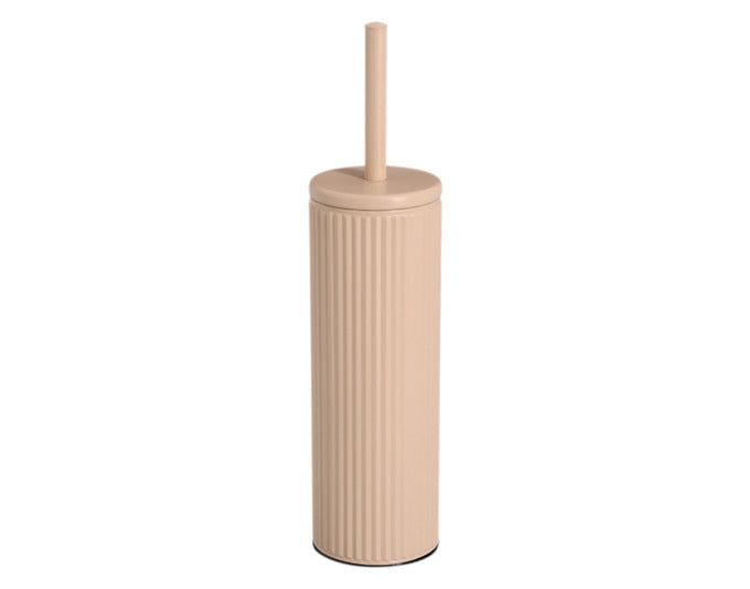 ZELLER WC-Bürstengarnitur Metall mandel ø 9.7x40 cm in  präsentiert im Onlineshop von KAQTU Design AG. Badzubehör ist von ZELLER PRESENT