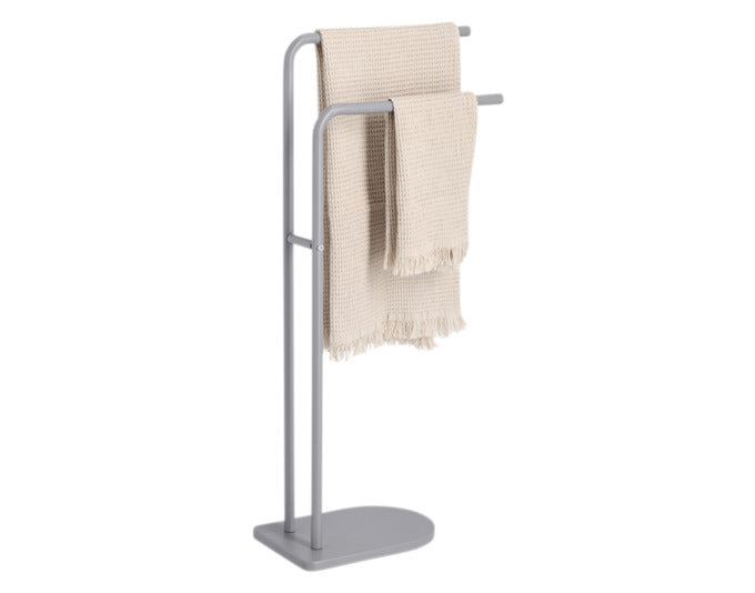 ZELLER Handtuchständer Metall grau 41x20.5x86 cm in  präsentiert im Onlineshop von KAQTU Design AG. Handtuchhalter ist von ZELLER PRESENT