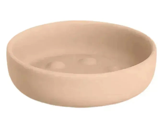 ZELLER Seifenschale Keramik mandel ø 11.2x3.3 cm in  präsentiert im Onlineshop von KAQTU Design AG. Badzubehör ist von ZELLER PRESENT