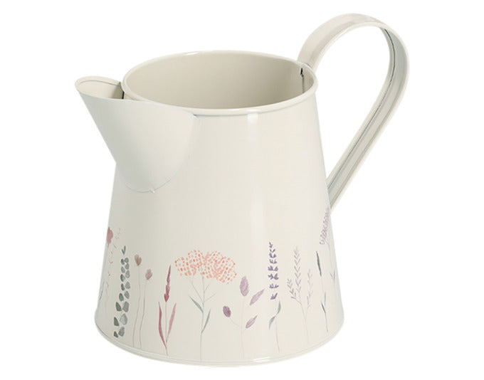 ZELLER Krug Flowers 1500 ml Metall ø 10.5x14 cm in  präsentiert im Onlineshop von KAQTU Design AG. Kanne ist von ZELLER PRESENT