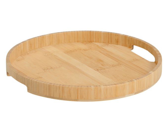 ZELLER Serviertablett Bambus rund ø 32x3cm in  präsentiert im Onlineshop von KAQTU Design AG. Tablett ist von ZELLER PRESENT