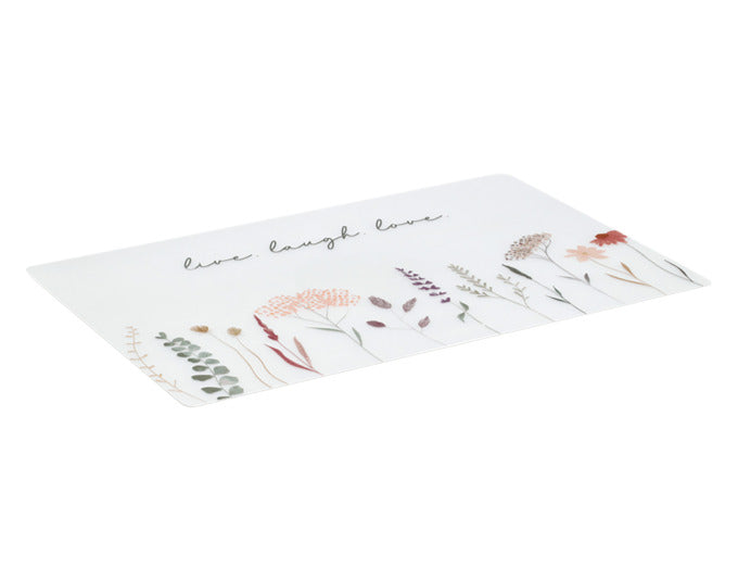ZELLER Tischset Flowers weiss bunt 45x30 cm in  präsentiert im Onlineshop von KAQTU Design AG. Tischset ist von ZELLER PRESENT