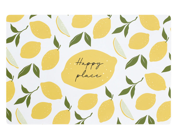 Entdecken Sie das stilvolle ZELLER Tischset Lemons in Weiß und Gelb (45x30 cm) – ideal für jeden Tisch, pflegeleicht und perfekt für frische Tischdekoration.