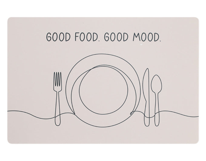 Das ZELLER Tischset Good Food in Beige (45x30 cm) ist stilvoll und praktisch, ideal für den Esstisch, aus hochwertigem Material gefertigt.