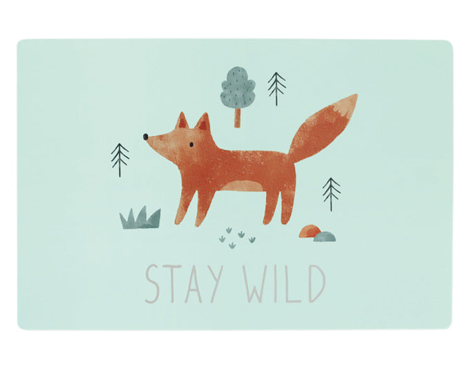 Tischset mit Fuchs-Motiv, 45x30 cm, aus hochwertigem Material. Perfekt für Naturfreunde und stilvolle Tischdekoration.
