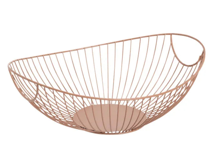 ZELLER Fruchtkorb Metall mocca 33x26x11.5 cm in  präsentiert im Onlineshop von KAQTU Design AG. Schale ist von ZELLER PRESENT