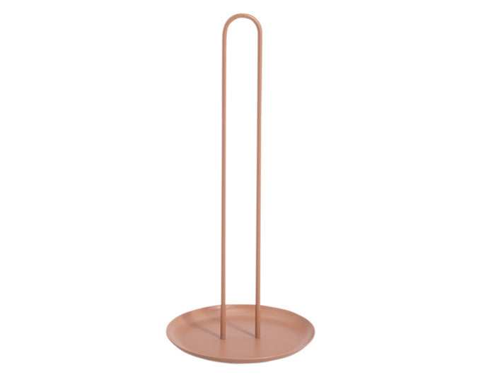 ZELLER Küchenrollenhalter Metall mocca ø 14.5x32 cm in  präsentiert im Onlineshop von KAQTU Design AG. Papierrollenhalter ist von ZELLER PRESENT