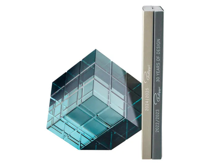 PHILIPPI Buchstütze Tara Kristiallglas smaragd in  präsentiert im Onlineshop von KAQTU Design AG. Bürozubehör ist von PHILIPPI