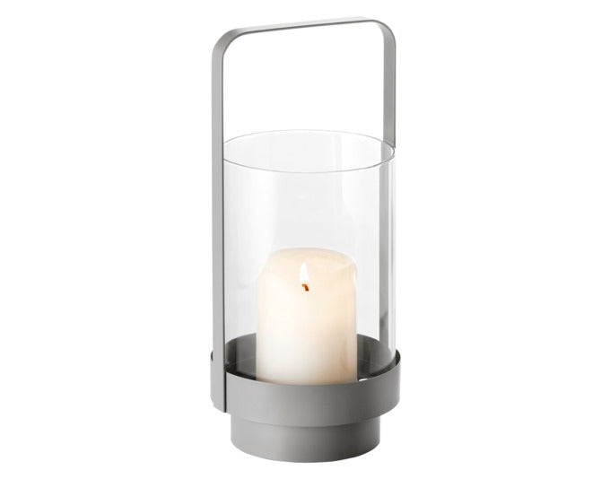 PHILIPPI Windlicht Home L ø 13x29 cm taupe in  präsentiert im Onlineshop von KAQTU Design AG. Laterne ist von PHILIPPI