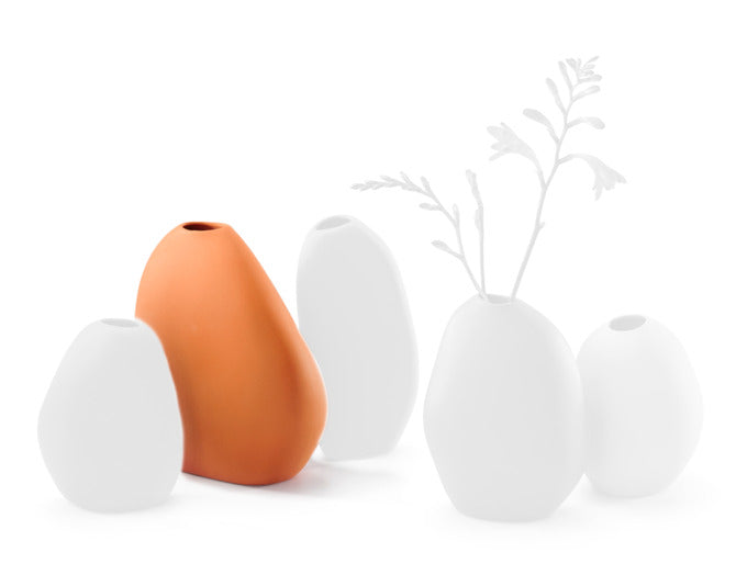 PHILIPPI Vase Bud Keramik 11x6x14 cm apricot in  präsentiert im Onlineshop von KAQTU Design AG. Vase ist von PHILIPPI