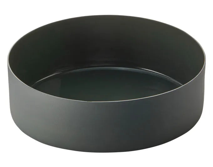 PHILIPPI Fruchtschale Clara S Alu emailliert ø 23x7 cm schiefergrün in  präsentiert im Onlineshop von KAQTU Design AG. Schale ist von PHILIPPI