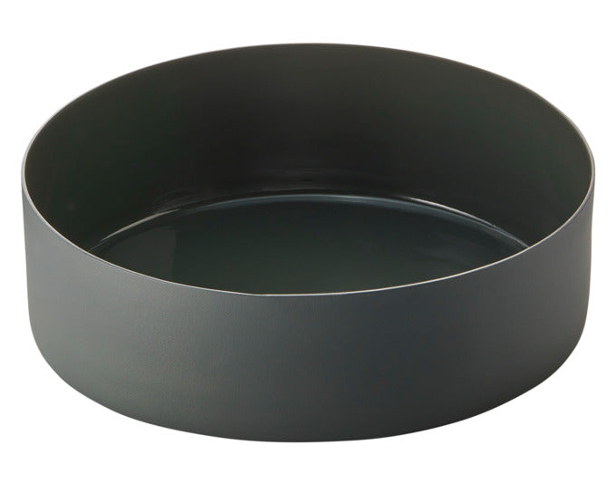 PHILIPPI Fruchtschale Clara S Alu emailliert ø 23x7 cm schiefergrün in  präsentiert im Onlineshop von KAQTU Design AG. Schale ist von PHILIPPI