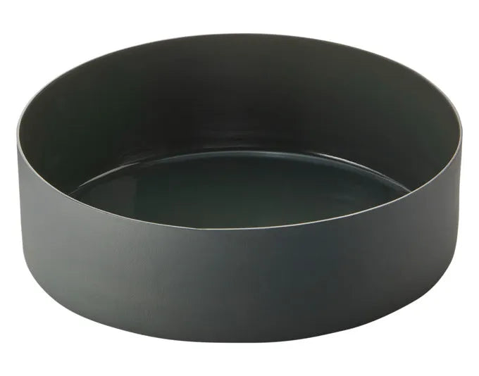 PHILIPPI Fruchtschale Clara L Alu emailliert ø 27x9 cm schiefergrün in  präsentiert im Onlineshop von KAQTU Design AG. Schale ist von PHILIPPI