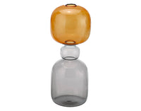 <tc><tc><tc>PHILIPPI</tc></tc></tc> Vase Curiosa hourglass glass Ø 10x25 cm