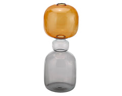 <tc><tc><tc>PHILIPPI</tc></tc></tc> Vase Curiosa hourglass glass Ø 10x25 cm