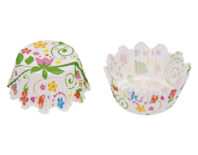 STÄDTER Papierbackförmchen Mini Blumengarten ø 3/4x2 cm 100er in  präsentiert im Onlineshop von KAQTU Design AG. Backform / Backblech ist von STÄDTER