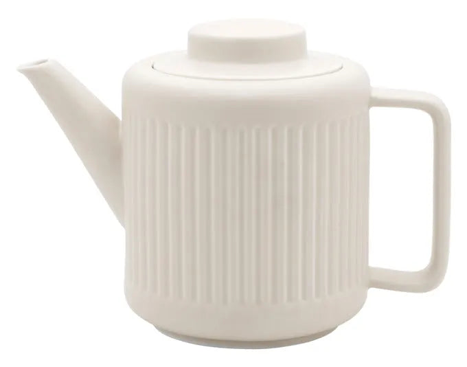 BREDEMEIJER Teekanne Skagen Steingut weiss 1.2 l in  präsentiert im Onlineshop von KAQTU Design AG. Kanne ist von BREDEMEIJER
