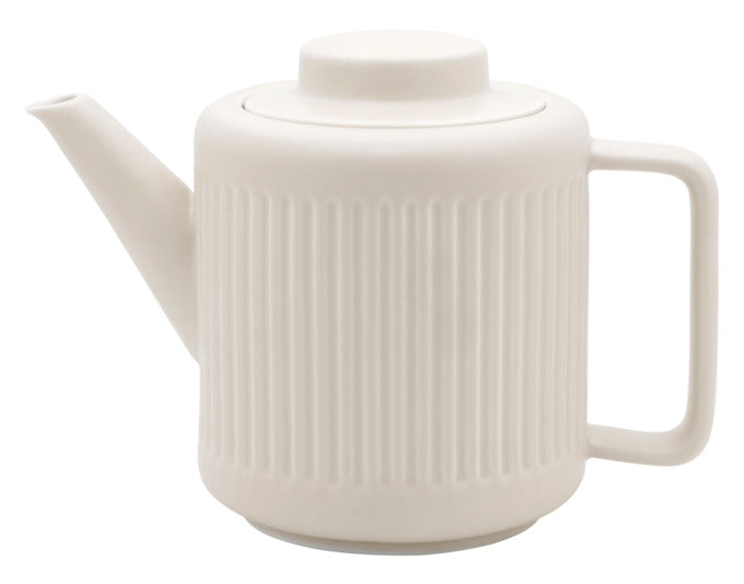 BREDEMEIJER Teekanne Skagen Steingut weiss 1.2 l in  präsentiert im Onlineshop von KAQTU Design AG. Kanne ist von BREDEMEIJER