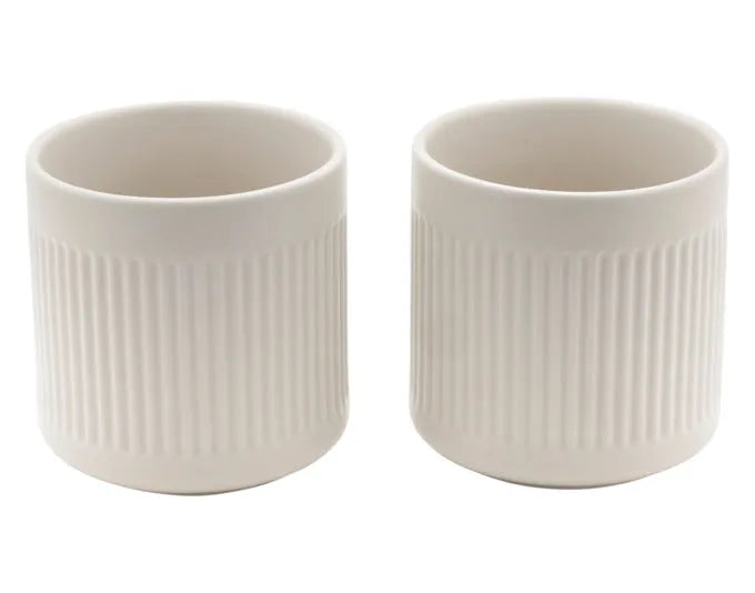 BREDEMEIJER Teebecher Skagen 2 Stück weiss 300 ml in  präsentiert im Onlineshop von KAQTU Design AG. Tasse ist von BREDEMEIJER