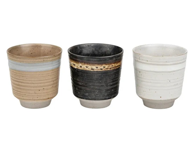BREDEMEIJER Teebecher Jari 3 Stück assortiert 200 ml in  präsentiert im Onlineshop von KAQTU Design AG. Tasse ist von BREDEMEIJER