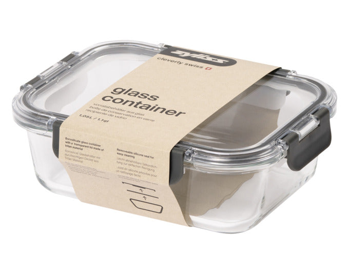 ZYLISS Vorratsbehälter Glas 1.05 l 21x16x6.5 cm