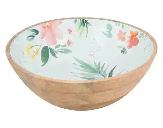LADELLE Salatschüssel Chelsea Mangoholz mint ø 34x10 cm in  präsentiert im Onlineshop von KAQTU Design AG. Salatzubehör ist von LADELLE