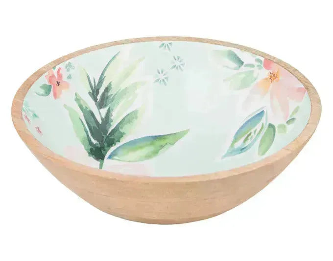 LADELLE Schüssel Chelsea Mangoholz mint ø 25x9 cm in  präsentiert im Onlineshop von KAQTU Design AG. Schale ist von LADELLE