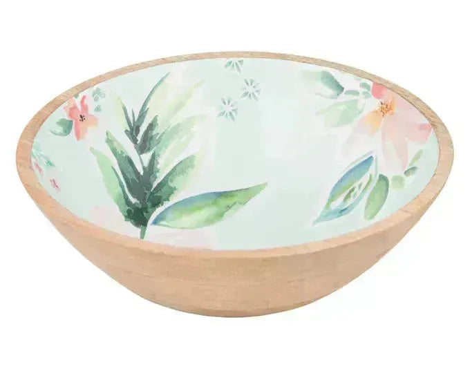 LADELLE Schüssel Chelsea Mangoholz mint ø 25x9 cm in  präsentiert im Onlineshop von KAQTU Design AG. Schale ist von LADELLE
