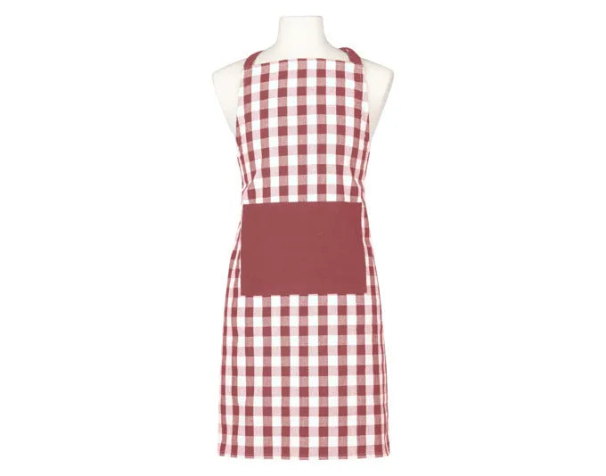 LADELLE Küchenschürze Eco Gingham blush 70x89 cm in  präsentiert im Onlineshop von KAQTU Design AG. Küchenhelfer ist von LADELLE