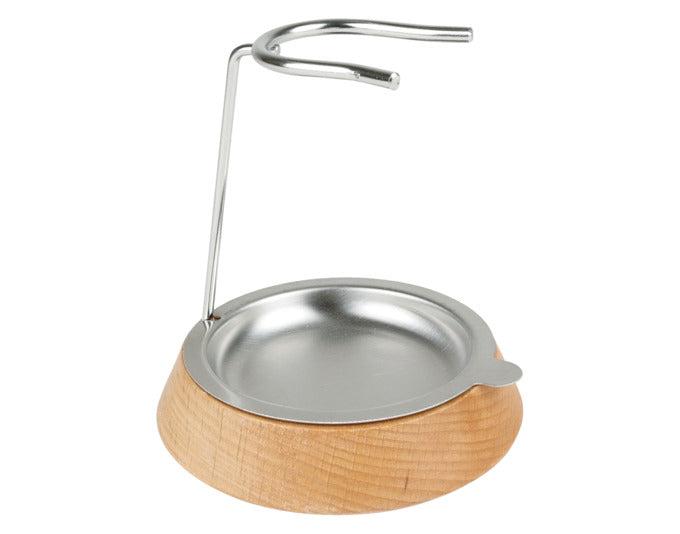 REDECKER Topfbürsten-Halter Buche/Inox ø 9.5x11 cm in  präsentiert im Onlineshop von KAQTU Design AG. Reinigung & Wäsche ist von REDECKER