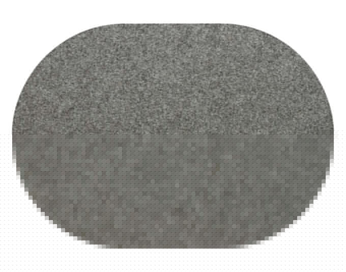 DAFF Tischset Fiberixx 34x42 cm oval flanell in  präsentiert im Onlineshop von KAQTU Design AG. Tischset ist von DAFF