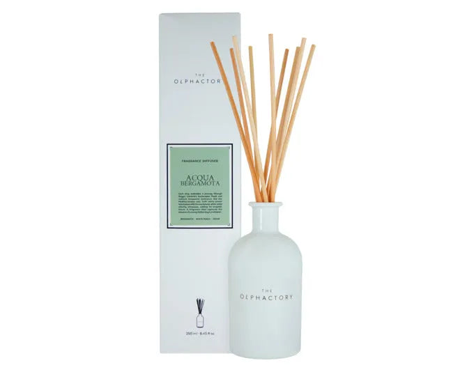 Eleganter Raumduft mit frischer Bergamotte-Note, 250 ml. Perfekt für ein angenehmes und stilvolles Ambiente.