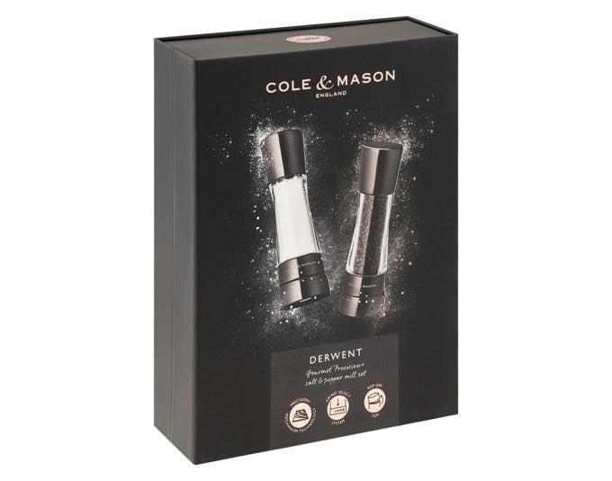 Cole & Mason pepper/salt mills set the wit iron gray 19x6x6 cm