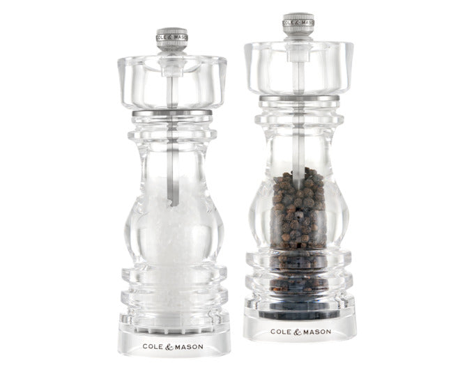 Cole & Mason pepper/salt mill set london acryl 18x5.8x5.8 cm
