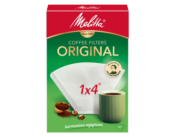 MELITTA Filtertüten Original 1x4 40 Stück weiss in  präsentiert im Onlineshop von KAQTU Design AG. Küchenhelfer ist von MELITTA