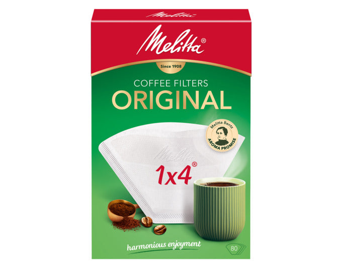 MELITTA Filtertüten Original 1x4 80 Stück weiss