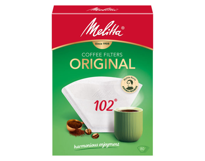MELITTA Filtertüten Original 102 80 Stück weiss in  präsentiert im Onlineshop von KAQTU Design AG. Küchenhelfer ist von MELITTA