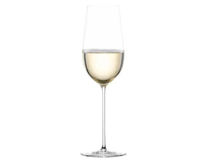 Elegante Schaumweingläser Vuelo von ZWIESEL GLAS, 2er-Set, ideal für stilvollen Genuss, hochwertiges Design und perfekte Funktionalität.