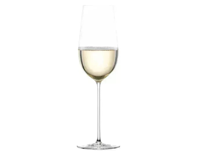 Elegante Schaumweingläser Vuelo von ZWIESEL GLAS, 2er-Set, ideal für stilvollen Genuss, hochwertiges Design und perfekte Funktionalität.
