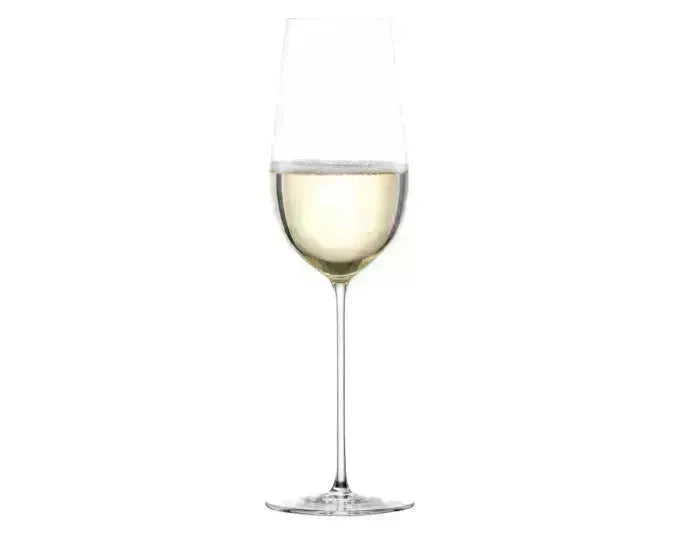 Elegante Schaumweingläser Vuelo von ZWIESEL GLAS, 2er-Set, ideal für stilvollen Genuss, hochwertiges Design und perfekte Funktionalität.