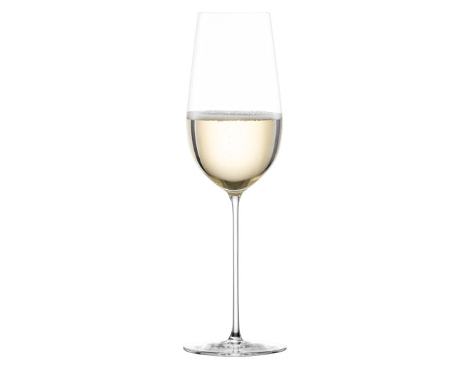 Elegante Schaumweingläser Vuelo von ZWIESEL GLAS, 2er-Set, ideal für stilvollen Genuss, hochwertiges Design und perfekte Funktionalität.