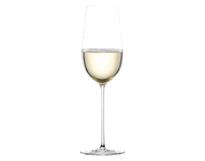 Elegante Schaumweingläser Vuelo von ZWIESEL GLAS, 2er-Set, ideal für stilvollen Genuss, hochwertiges Design und perfekte Funktionalität.