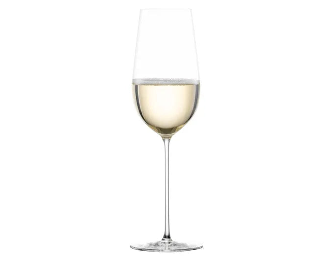 Elegante Schaumweingläser Vuelo von ZWIESEL GLAS, 2er-Set, ideal für stilvollen Genuss, hochwertiges Design und perfekte Funktionalität.